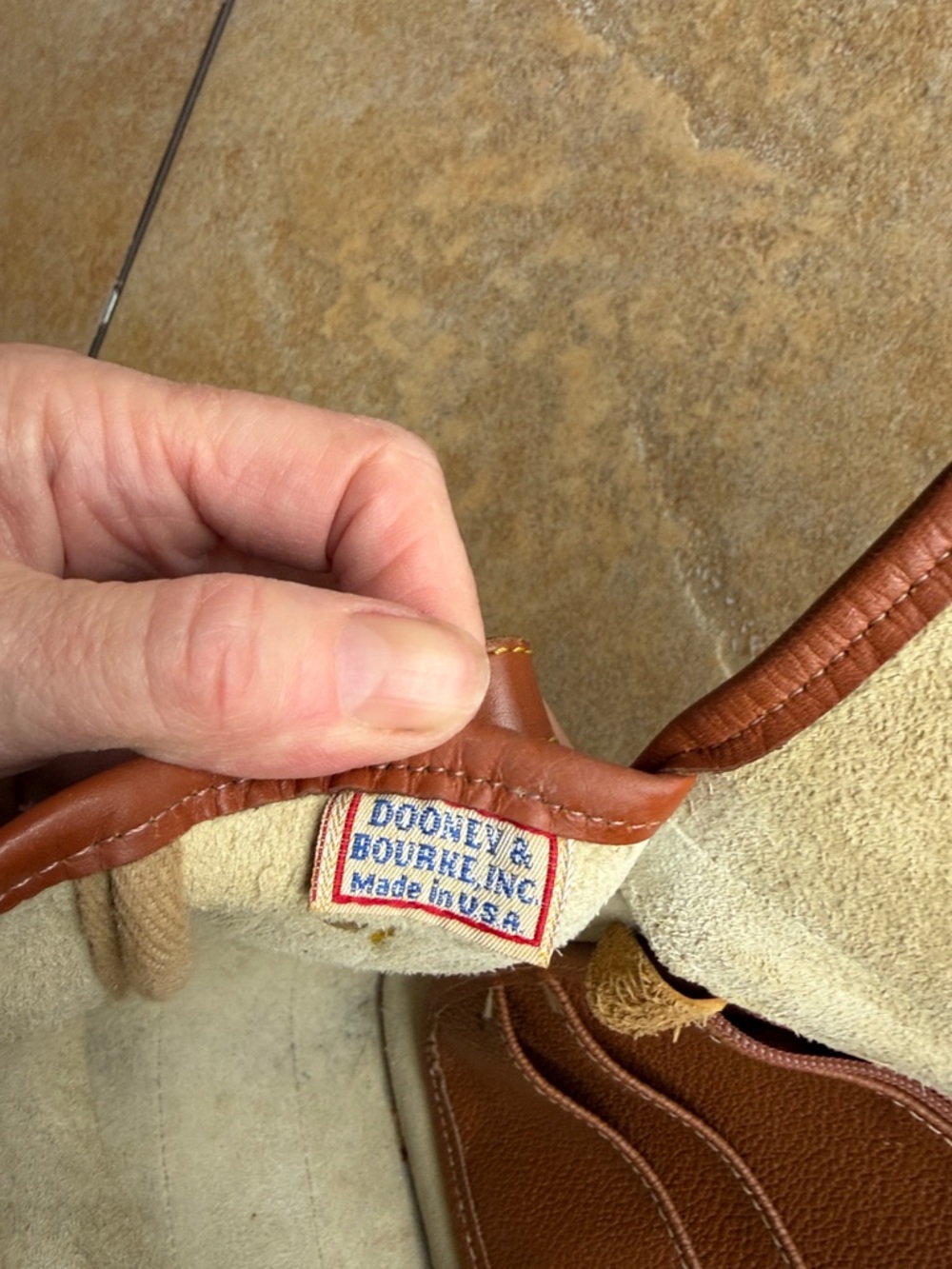 Dooney & Bourke Leather-Trim Crossbody Bag - Picture 7 of 8